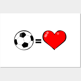 Football / Soccer Is Love Posters and Art